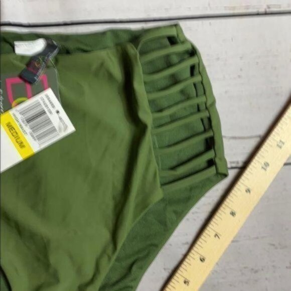 NWT Becca High Waist Enchanted Bikini Bottom - Picture 7 of 10